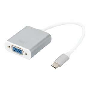 Adapter graficzny Digitus DA-70837 USB 3.0 Typ C do VGA, srebrny - Konwerter USB