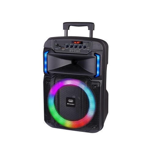 Trevi XF 370 XFest portable speaker with LED lights, black