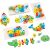 Montessori 3D fa állat puzzle készlet kisgyermekeknek, fejlesztő játék