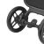 Maxi-Cosi Soho stroller wheel detail, suspension