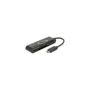 Cititor de carduri Delock USB-C, negru, 6 sloturi pentru carduri - Card reader