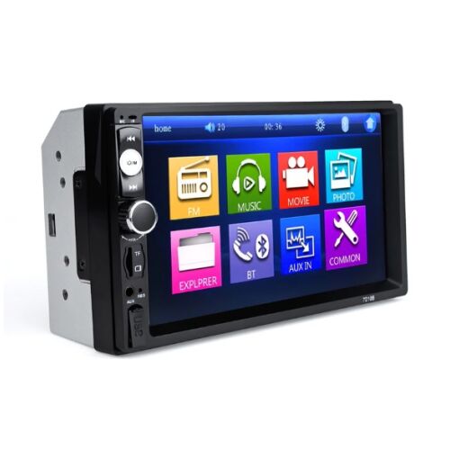 SOAK Autós lejátszó, 2DiN, FM rádió, Navigáció, MirrorLink, MP5, 7 " képernyő, Bluetooth, Érintőképernyő, Divix, AVI, USB, SD kártya, AUX, Fekete (7010H) 115133537