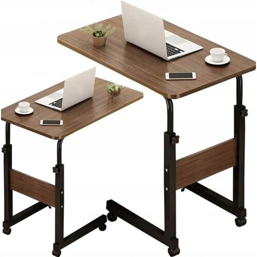 Állítható magasságú mobil laptop asztal kerekekkel, két méretben