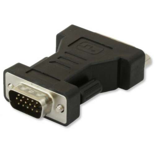 Adapter Techly DVI na VGA, konwertuje sygnał DVI na VGA