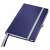 Leitz Style A5 hardback notebook, titanium blue, gridded, 80 pages, angled view