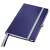 Leitz Style A5 hardback notebook, titanium blue, gridded, 80 pages, angled view