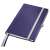 Leitz Style A5 hardback notebook, titanium blue, gridded, 80 pages, angled view
