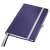 Leitz Style A5 hardback notebook, titanium blue, gridded, 80 pages, angled view