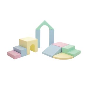 IGLU Soft Play Schaumstoff-Spielplatz, rosa und blau, Lernspielzeug - Entwicklungsspiele für Kinder im Kindergartenalter