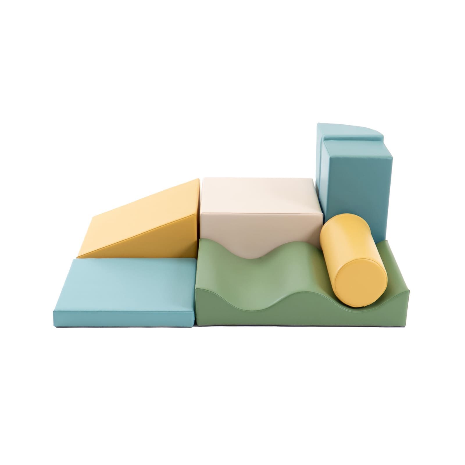 IGLU SOFT PLAY oktató habszivacs Játszótér - Felfedező - sárga -türkiz