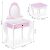 Ecotoys Vanity Table Dimensions - Kids Furniture Size