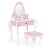 Ecotoys Kids Vanity Table with Mirror and Stool