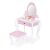 Ecotoys Wooden Vanity Table and Stool Set for Girls