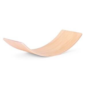 Ecotoys wooden balance board, side view - Developmental Toy for Preschooler