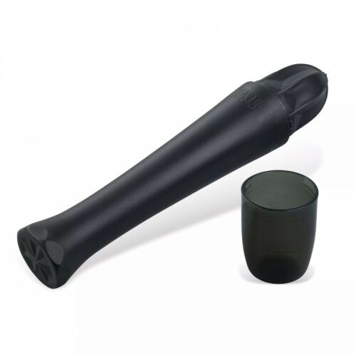 Rúdtörő 3 az 1-ben Tasty 678417, 20,5 cm, 2 részes, Mérőpohár, Fekete