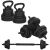 Springos 2x10kg Composite Dumbbell and Kettlebell Set