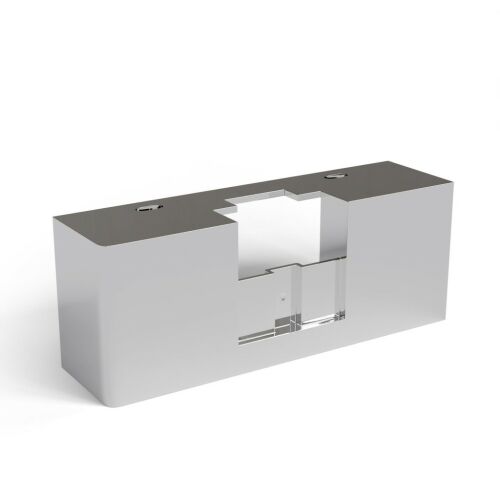 Avide LED Spiegelleuchte Montagebox Chrom