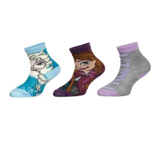 Disney Ľadové kráľovstvo 3-balenie detských ponožiek s Elsou a Annou - Bábätká & Batoľatá