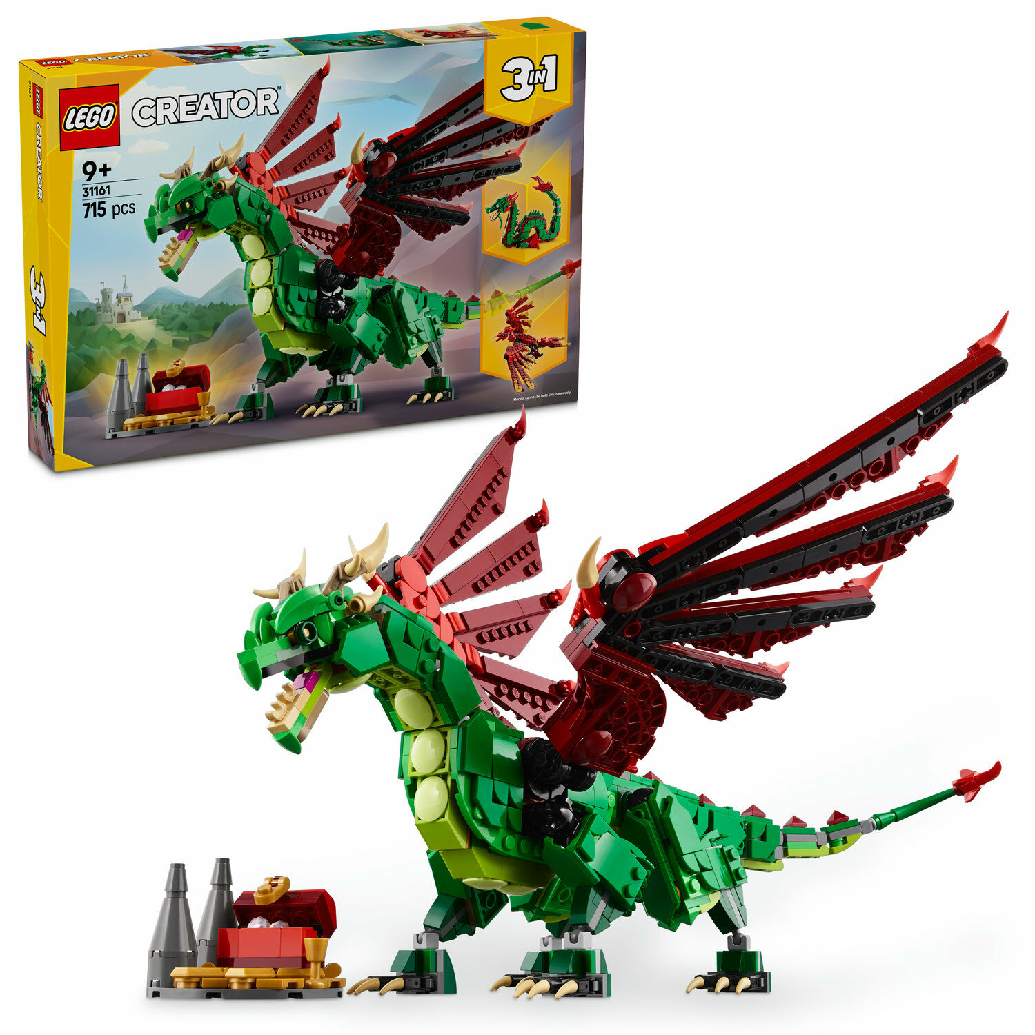 E-shop LEGO® Creator 3 v 1 Stredoveký drak 31161