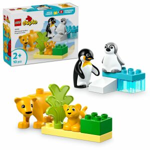LEGO DUPLO Town 10442 Állatcsaládok a vadvilágban: pingvinek és oroszlánok