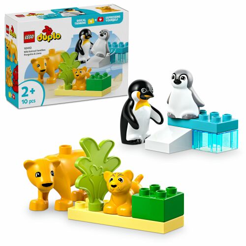 LEGO® DUPLO® Животински семейства в дивата природа: пингвини и лъвове 10442 131268969