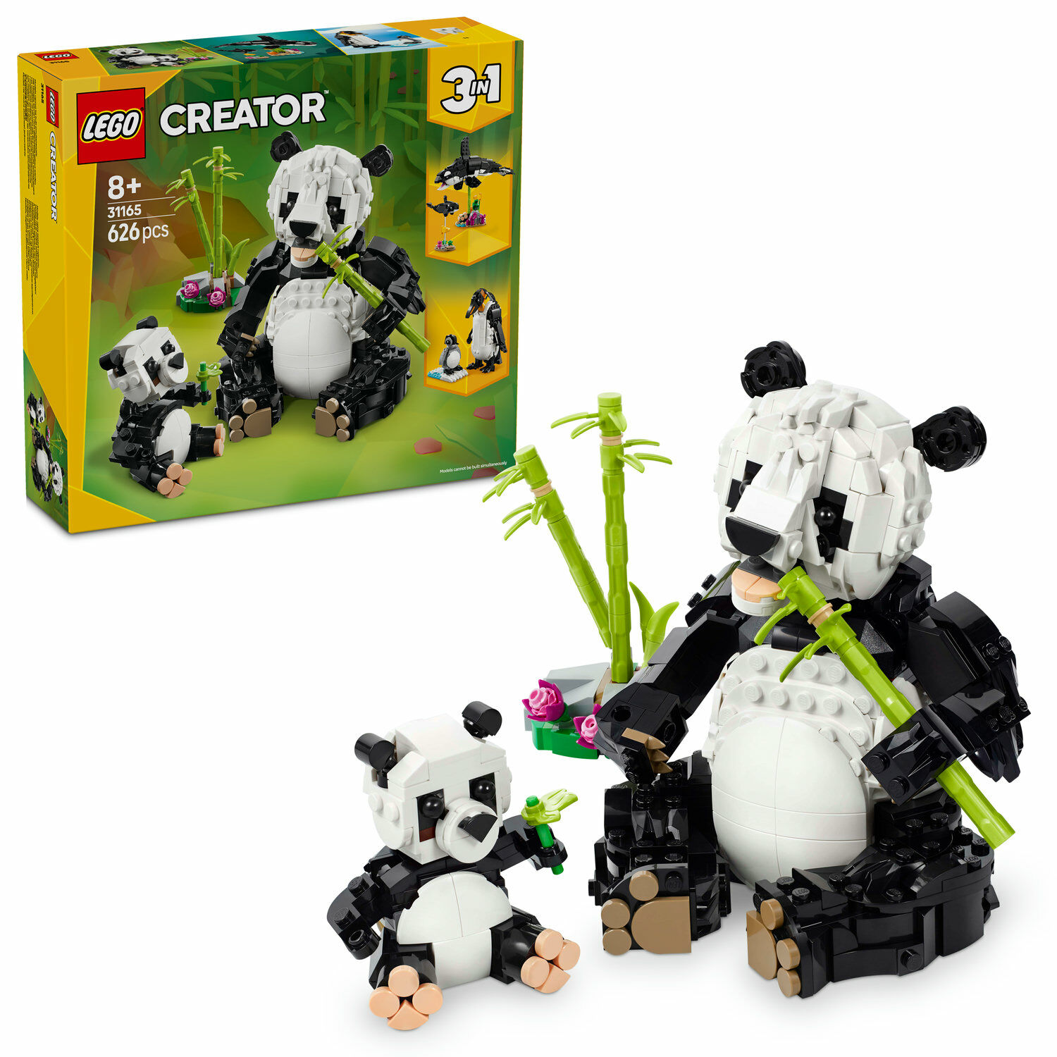 E-shop LEGO® Creator 3 v 1 Divoké zvieratá: Pandia rodinka 31165