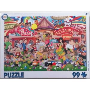 Puzzle Toy Universe Funny Village 99 dijelova za djecu - Puzzle