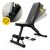 4FIZJO adjustable multifunction workout bench, black, close-up of adjustable backrest