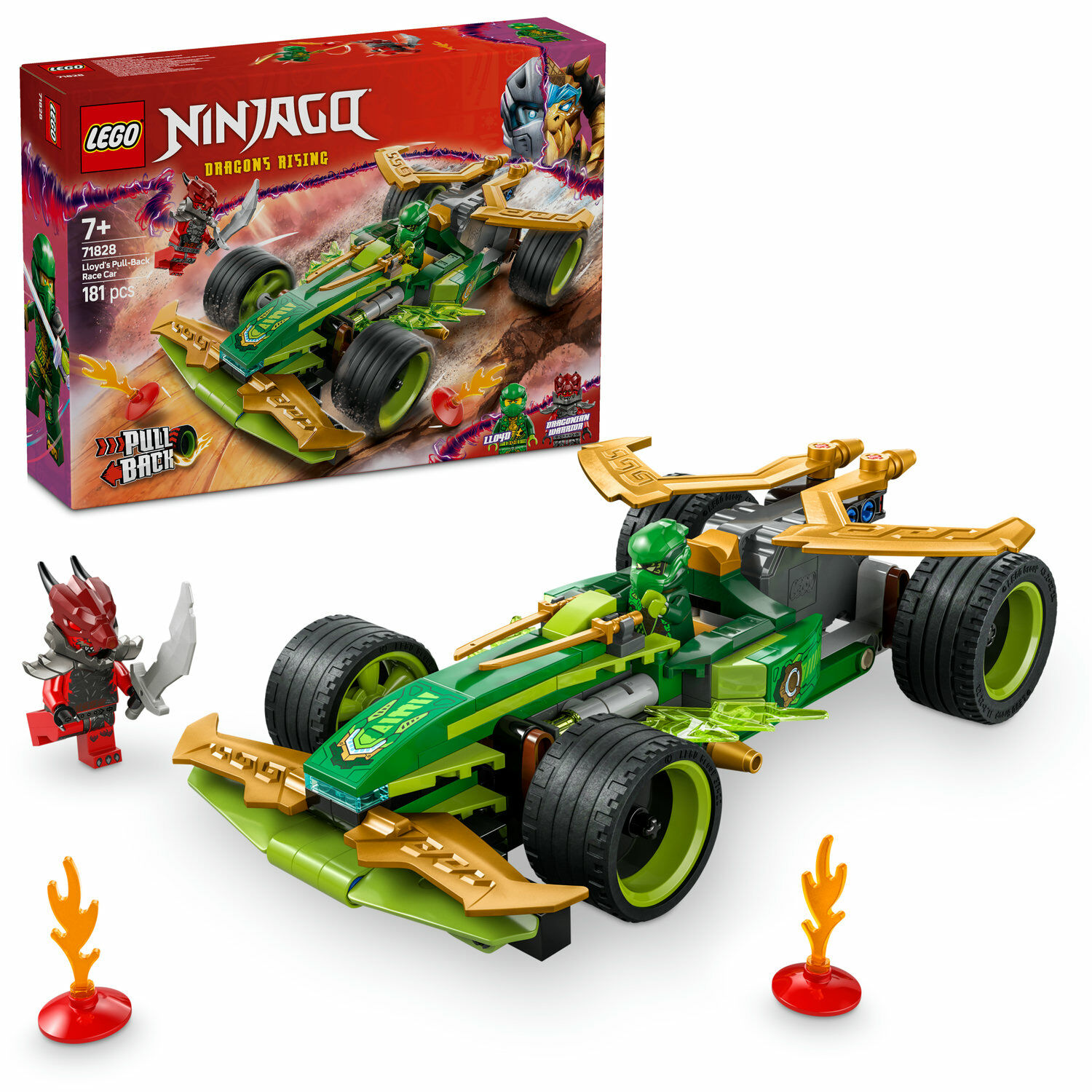 E-shop LEGO® NINJAGO® Lloydovo pretekárske auto s naťahovacím motorom 71828