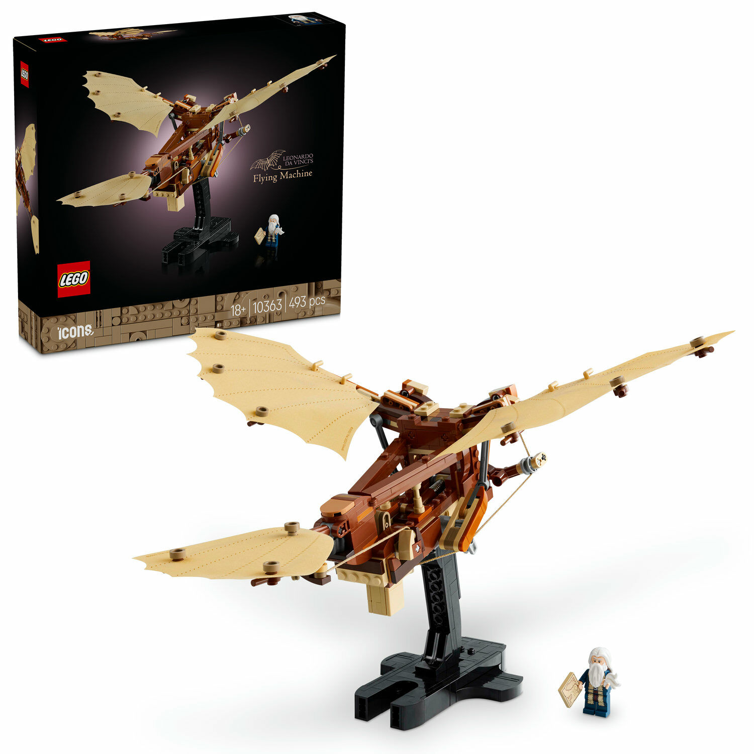 E-shop LEGO® Icons Lietajúci stroj Leonarda da Vinciho 10363