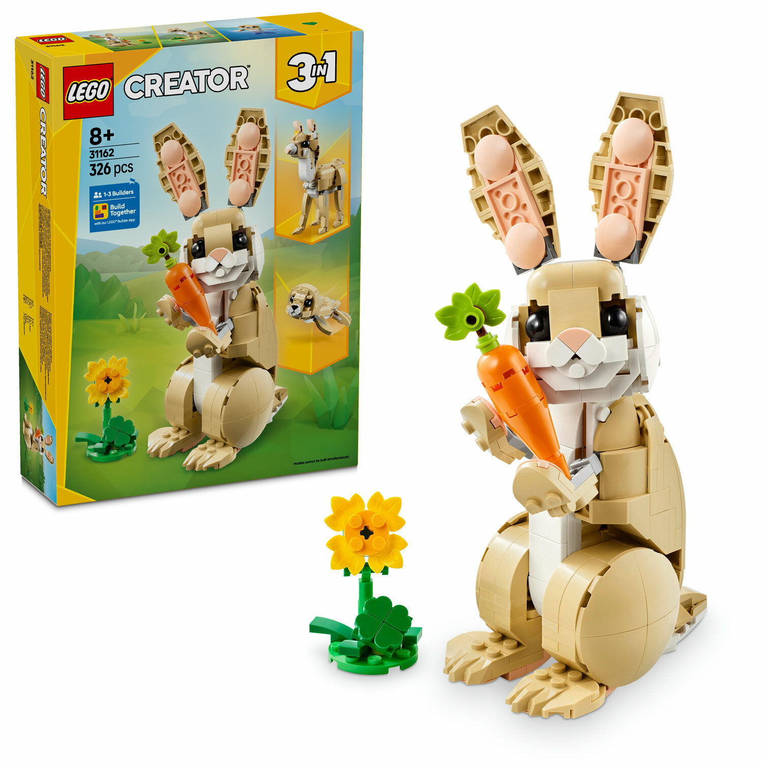 E-shop LEGO® Creator 3v1 Roztomilý zajac 31162