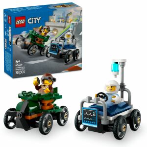 LEGO® City Flying vs. hospital bed, racing car pack 60459 139615776 - LEGO City
