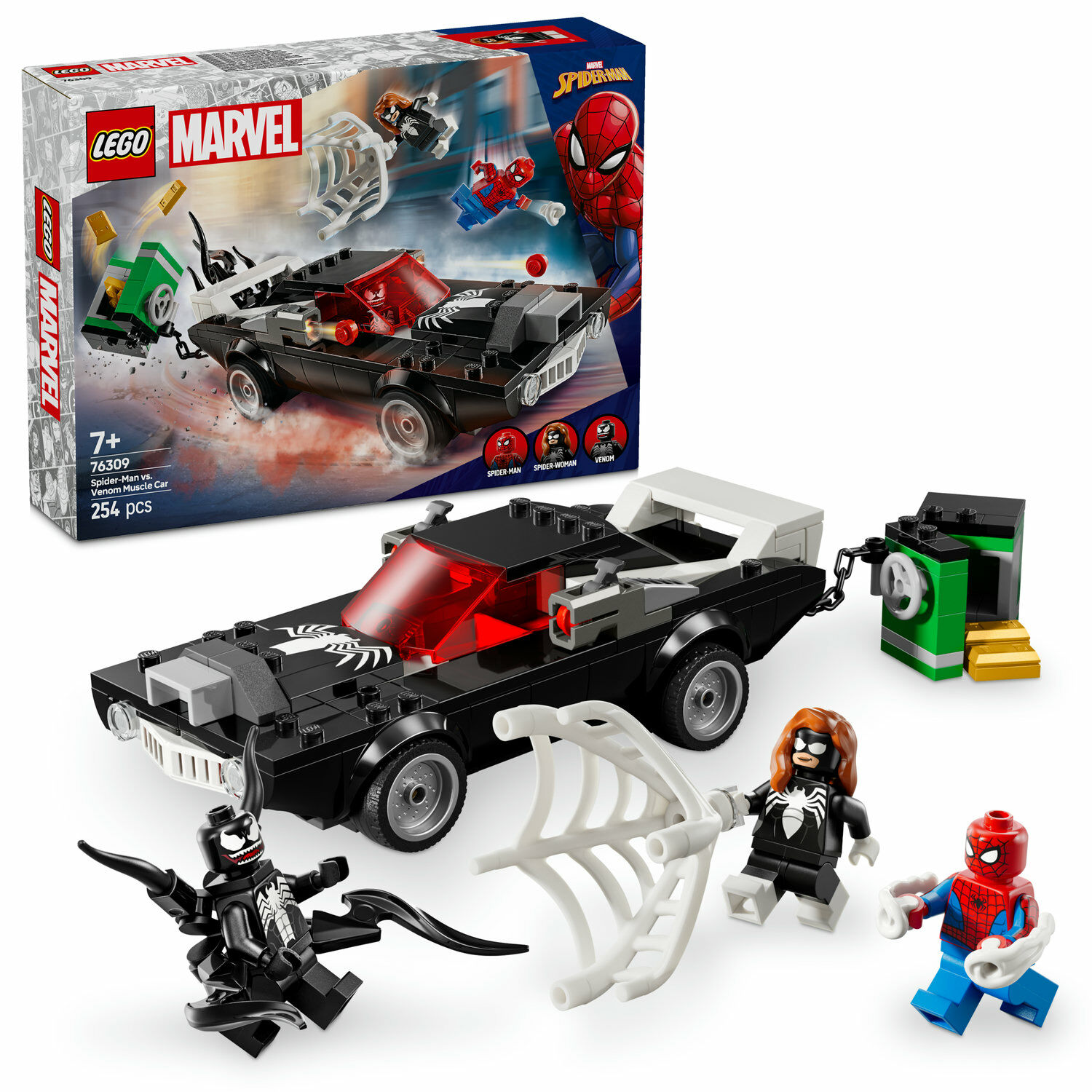 LEGO® Marvel Pókember vs. Venom sportautója 76309