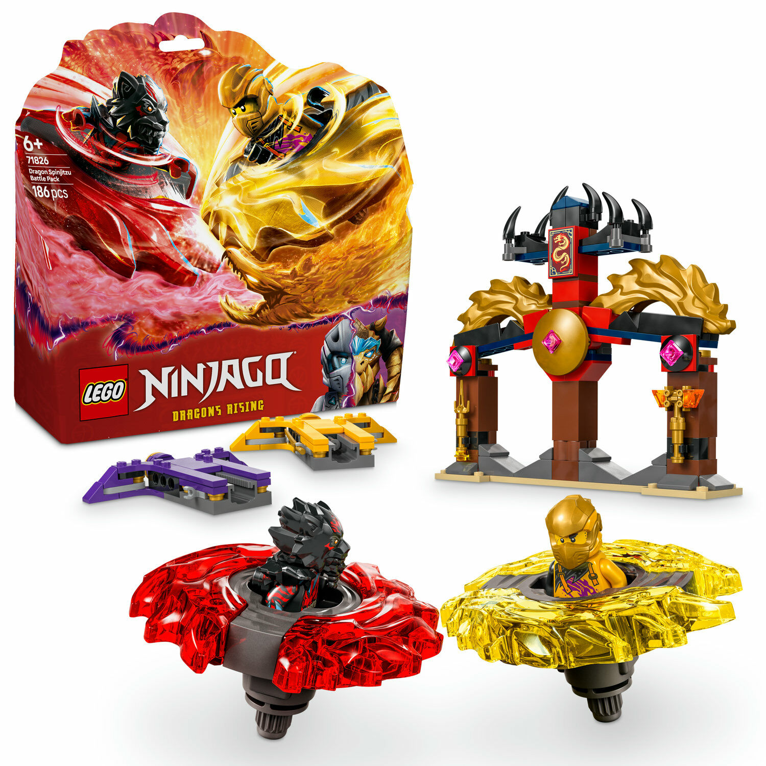 E-shop LEGO® NINJAGO® Bojový balíček dračieho Spinjitzu 71826