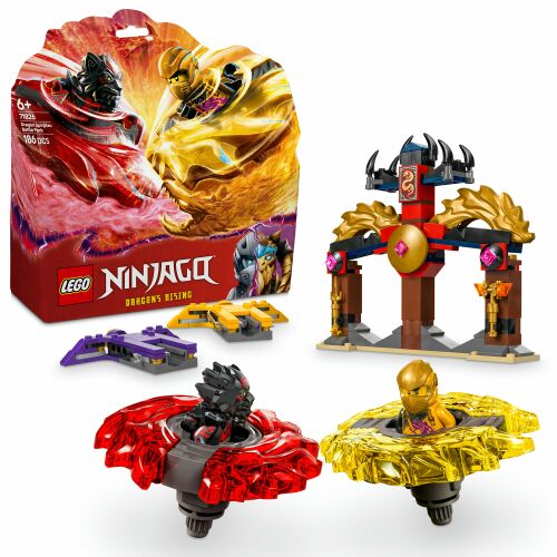 LEGO® NINJAGO® Pachet de luptă cu dragoni Spinjitzu 71826