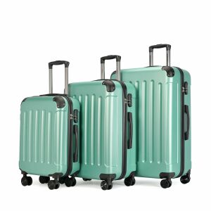 BONTOUR VERTICAL set kofera od 3 komada, puder zelena, putni koferi s kotačima - Kofer