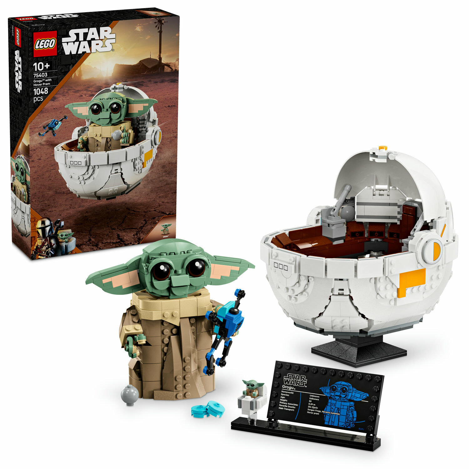 E-shop LEGO® Star Wars Grogu s klzákovým plavákom 75403
