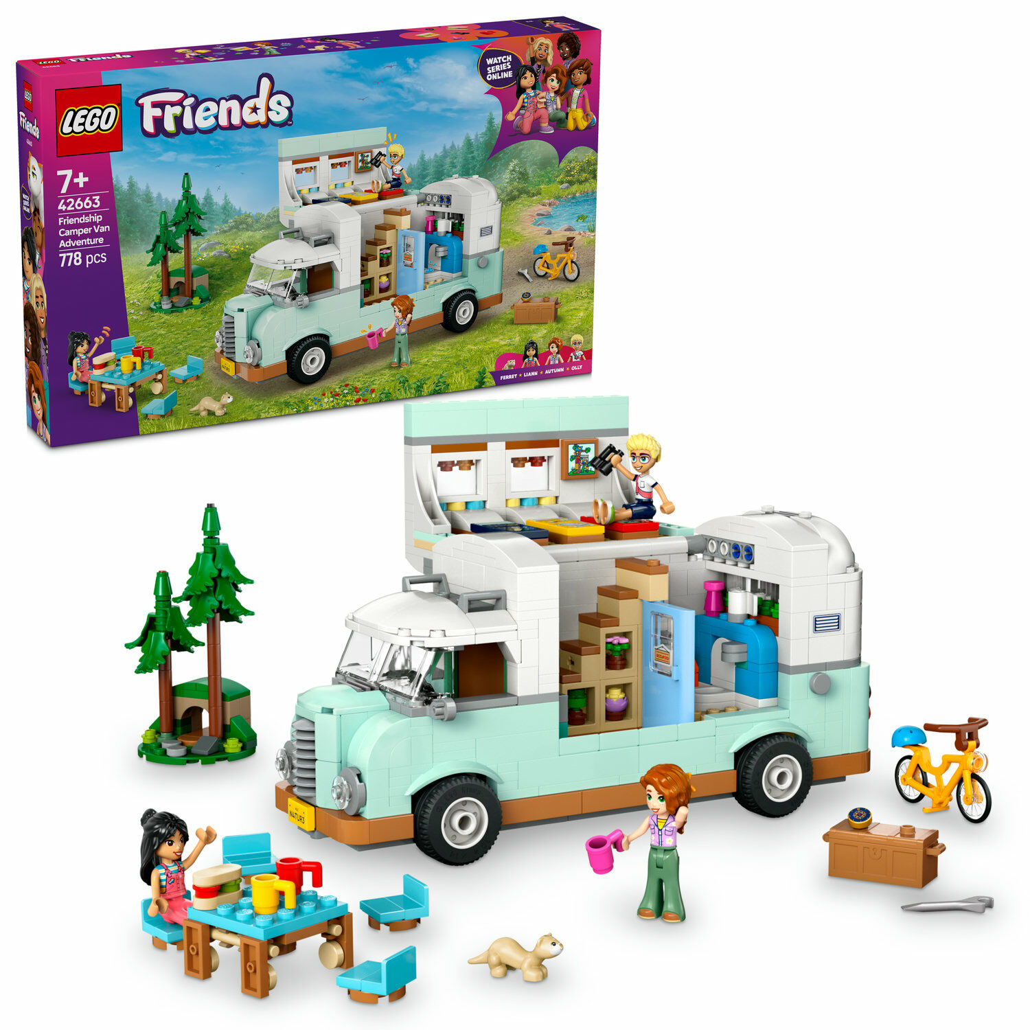 E-shop LEGO® Friends Karavan priateľstva dobrodružstvo 42663