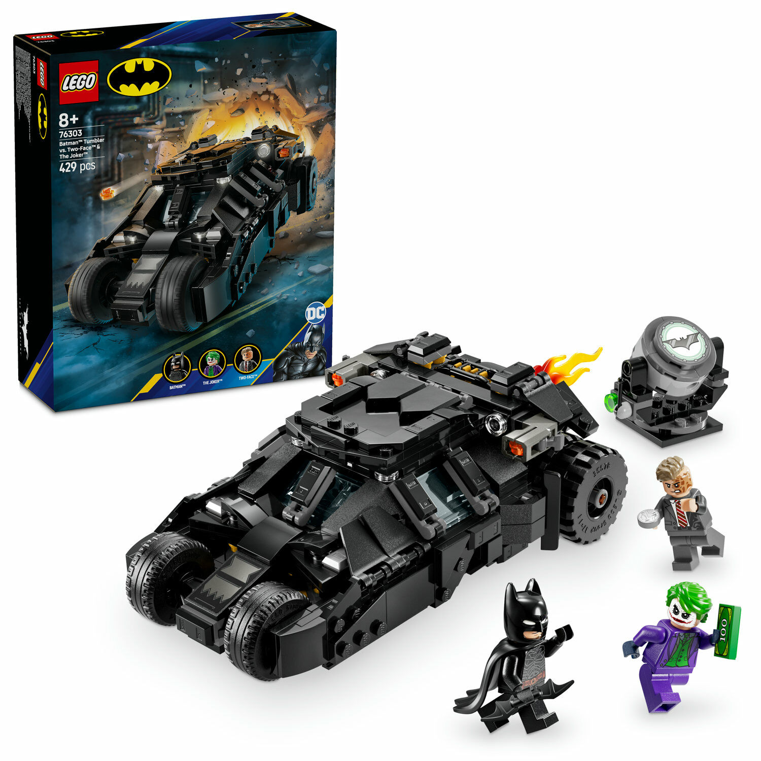 E-shop LEGO® DC Batman™ Batman™ Tumbler vs. Two-Face™ a Joker™ 76303