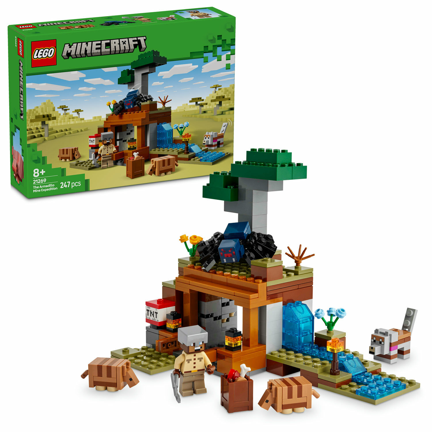 E-shop LEGO® Minecraft® Výprava do bane a pásovec 21269
