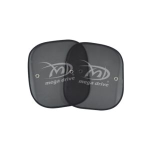 Mega Drive fekete oldalsó ablak napellenzők tapadókorongokkal, 44x38cm - Szélvédő takaró