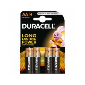 Алкални батерии Duracell Basic AAK4, LR06, 4 бр 140718359 - Батерия и акумулатор
