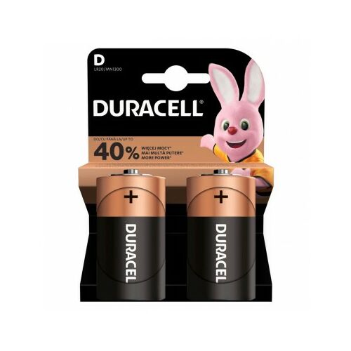 Duracell Basic D2 Alkáli Elem - 2db 140720802