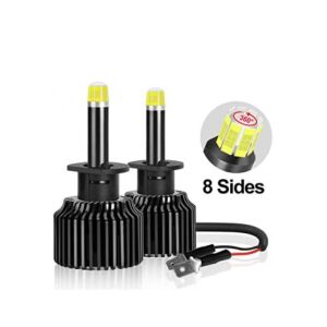 Becuri far LED Light Moses H1, model de fascicul de 360 de grade - Lumini auto