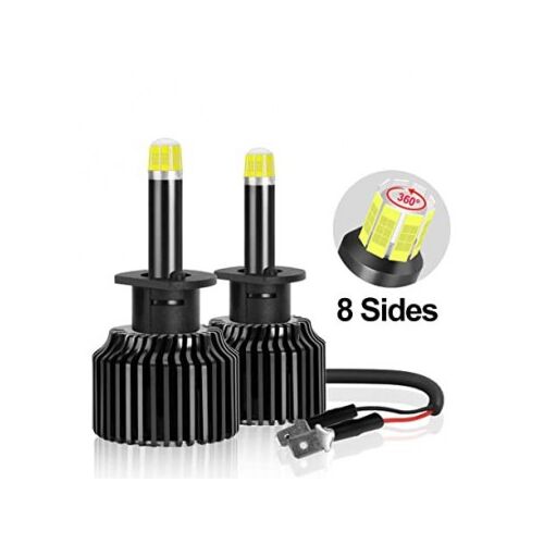 Light Moses H1 LED Scheinwerferlampen, 360 Grad Abstrahlmuster