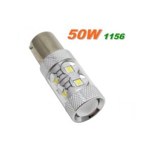 Biela 50W 1156 LED žiarovka do auta, BA15S, 12V-24V, LED Epistar - Auto žiarovky