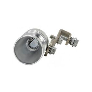 Trommelpfeife Turbo Sound Auspuffpfeife, silber - AMiO