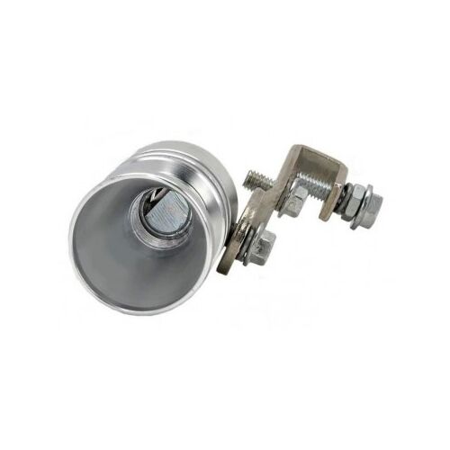 Trommelpfeife Turbo Sound Auspuffpfeife, silber
