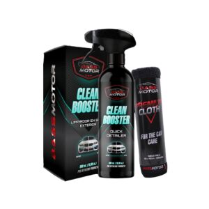 Quick Detailer cu Laveta Bass Motor Clean Booster, 500ml 136043536 - Ceară pentru mașini
