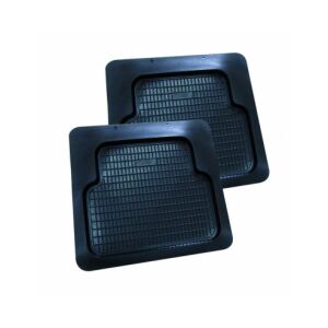 Szett 2 univerzális fekete gumi autó szőnyeg hátsó ülésekhez - Bottari